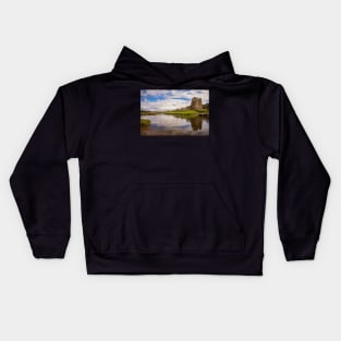 Ogmore Castle, Ogmore-by-sea, River Ewenny Kids Hoodie